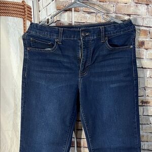 Falls Creek Boys Size 16 Stretchy Dark Blue Jeans